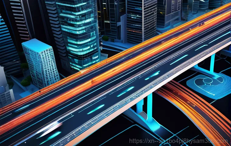 천왕동 THREAD_TERMINATION_PORT - **Digital City's Hidden Heart:** A panoramic, high-angle view of a sprawling, futuristic metropolis ...