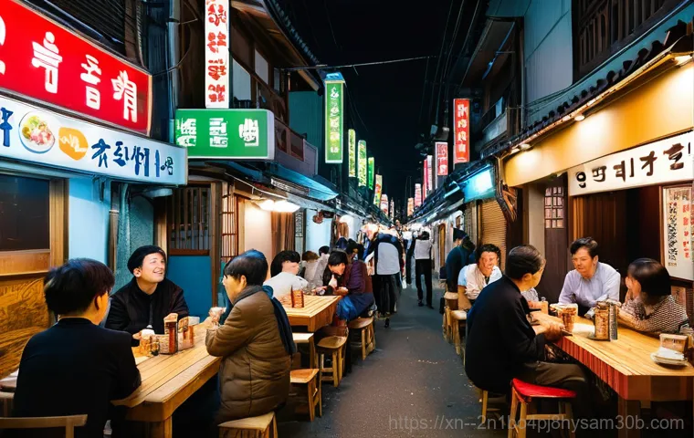 을지로 STATUS_MEMORY_OVERFLOW - **Euljiro Rooftop Bar at Twilight:**
    A captivating, wide-angle photograph taken from a hidden ro...