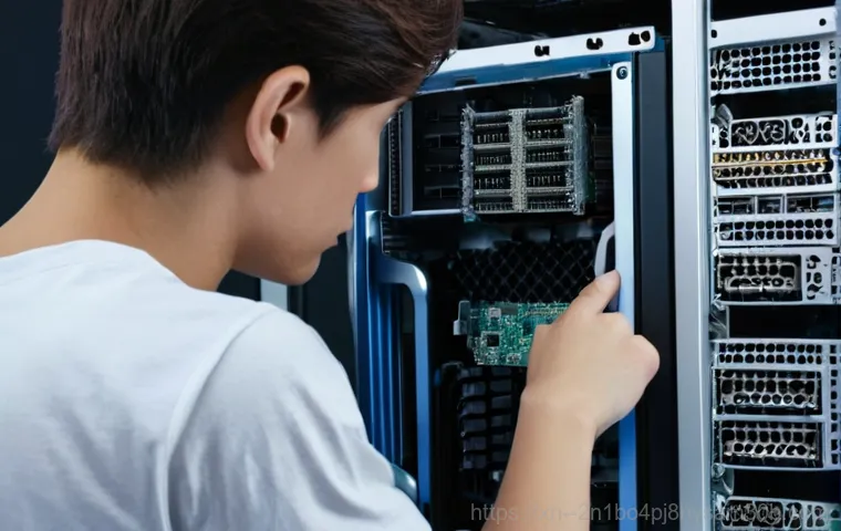 용신동 STATUS_MODULE_CORRUPTION - **A sudden blue screen of death during a critical task.**
    *   **Prompt**: A wide shot of a perso...