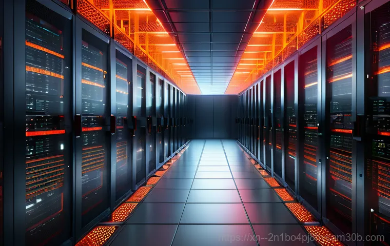 미근동 STATUS_KERNEL_THREAD_TIMEOUT - A highly detailed, sci-fi digital art representation of a computer's kernel operating within a futur...