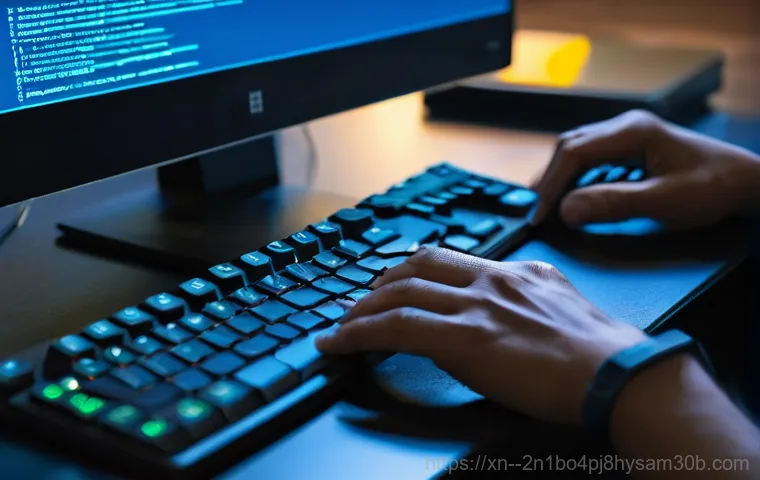 북아현동 UNMOUNTABLE_BOOT_VOLUME - **Prompt: Initial Computer Troubleshooting - Cable Check**
    A person, fully clothed in comfortabl...