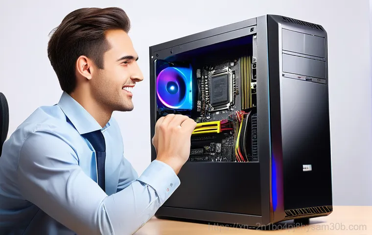 광명시 파워조립 및 교체수리 - **Image Prompt 2: Professional Computer Power Supply Replacement**
    In a well-lit, organized comp...