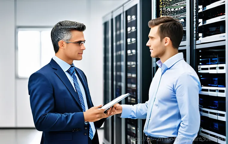 행당동 서버출장방문수리점 - **Prompt 2: On-site Server Repair Solution**
    An expert IT technician, dressed in a clean, profes...