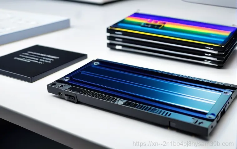 사근동 SSD조립 및 교체수리 - **Image Prompt 1: The Transformation of a Computer's Soul: Before and After SSD Upgrade**
    A spli...