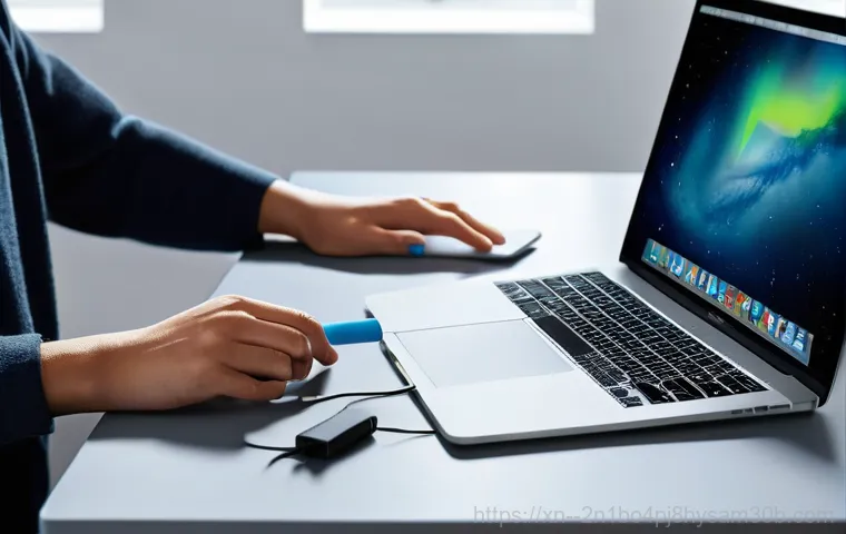 구산동 맥북프로 판매 및 수리 - A split image illustrating the dilemma of MacBook repair. On the left, a MacBook Pro (model A1398 or...