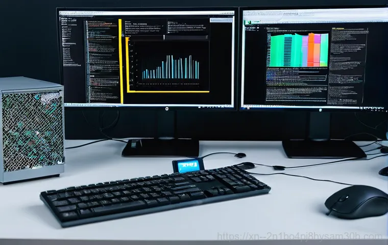 신사동 VIDEO_MEMORY_MANAGEMENT_INTERNAL - A young adult, looking visibly frustrated, sits in a dimly lit room in front of a computer monitor d...