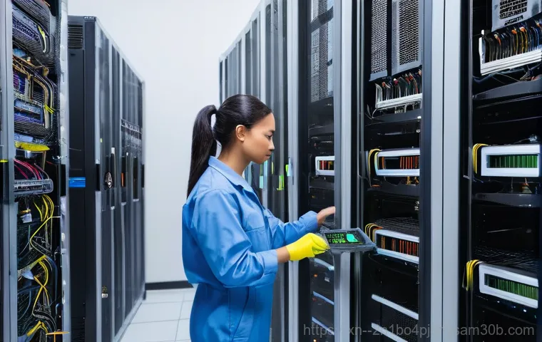부암동 서버출장방문수리점 - **Image Prompt: Urgent On-Site Server Repair for a Small Business**
    A male or female IT support ...