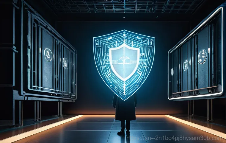 과천시 STATUS_MODULE_ACCESS_DENIED - An abstract, high-tech visualization of a computer's internal system. Intricate, glowing pathways an...