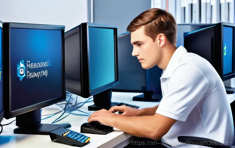금호동 부팅안됨 - **Prompt:** A close-up shot of an open desktop computer tower, clearly showing a hard disk drive ins...