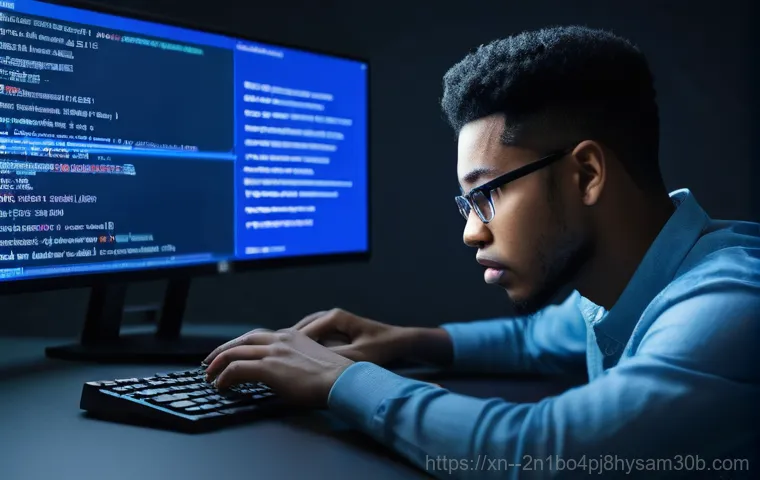 오곡동 STATUS_KERNEL_APC_PENDING - **A person's intense frustration at a computer screen displaying a "STATUS_KERNEL_APC_PENDING" blue ...