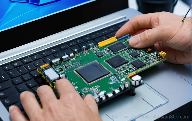 산림동 노트북 laptop 출장방문수리점 - **Prompt 1: On-site laptop repair convenience**
    "A professional laptop repair technician, wearin...