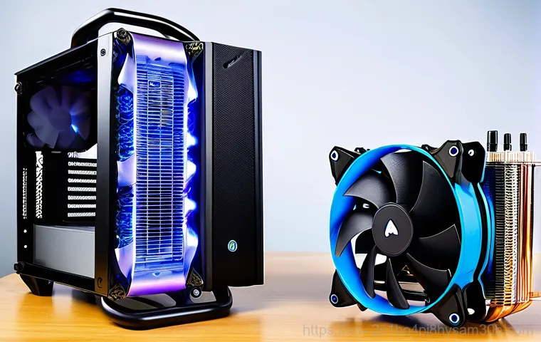 지영동 cpu조립 및 교체수리 - **Professional CPU Cooler Installation:** In a brightly lit, organized computer repair shop, a skill...
