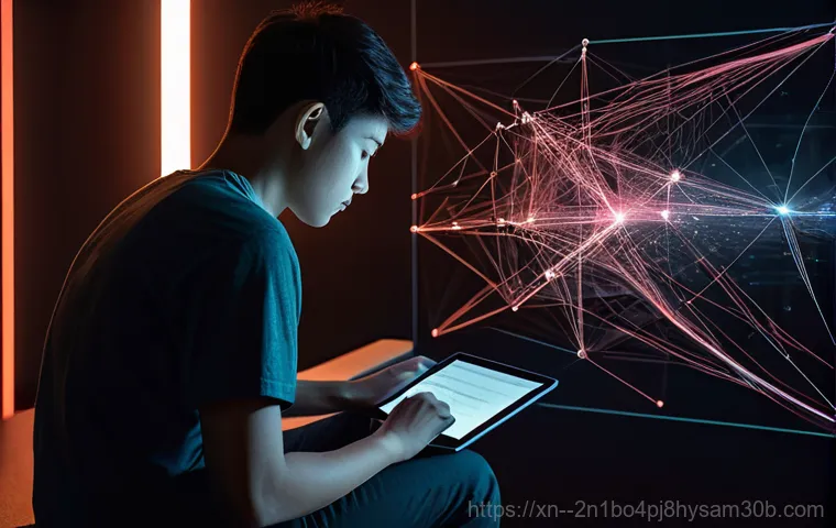다산동 STATUS_IO_ERROR - **Prompt 1: Troubleshooting the "STATUS_IO_ERROR"**
    A detailed, realistic photograph of a young ...