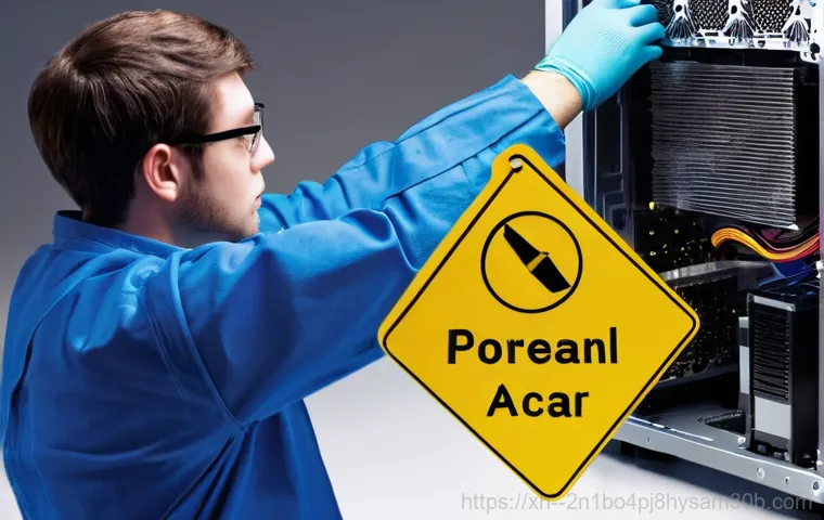 필동 INTERNAL_POWER_ERROR - **Prompt 1: The Frustration of a Blue Screen Error**
    A young adult, fully clothed in casual atti...