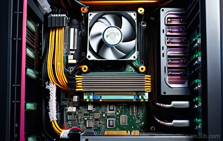 우장산 HARDWARE_MEMORY_FAILURE - **Prompt: Methodical Hardware Inspection**
    A close-up shot focuses on the hands of a person, ful...