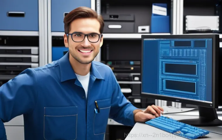 가락동 컴퓨터멈춤 - **Image Prompt 2: Inspecting Computer Internals for Overheating or Storage Issues**
    A close-up, ...