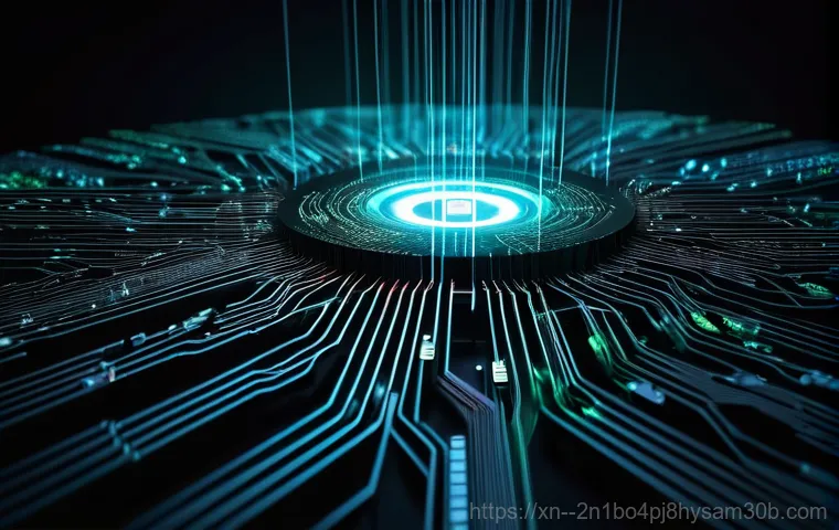 행촌동 STATUS_KERNEL_LOG_FAILURE - A frustrated person, in their late 20s to early 30s, is sitting in front of a modern computer, their...