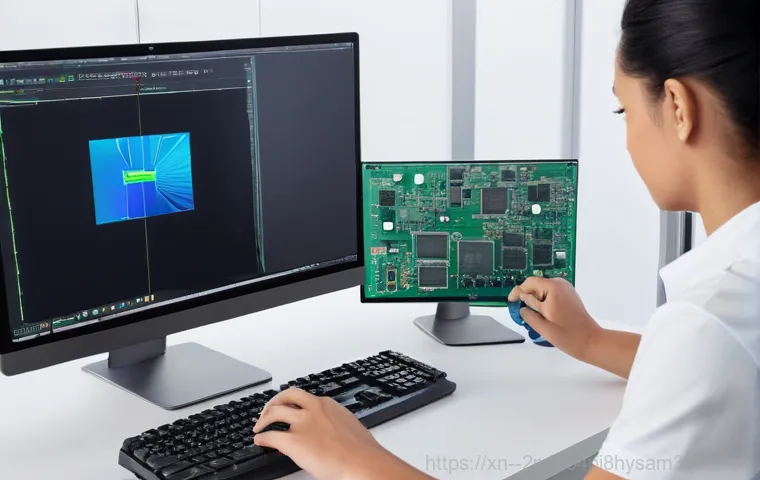 행촌동 STATUS_KERNEL_LOG_FAILURE - A conceptual, high-tech image depicting the internal struggle of a computer system. The central focu...