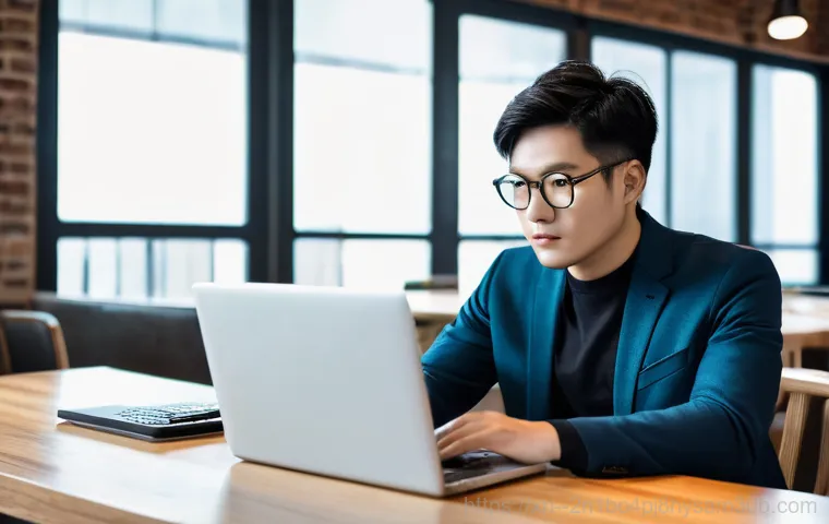강북구 SOFTWARE_EXCEPTION - **Image Prompt 1: The Sudden Software Exception**
    A young adult, looking visibly frustrated and ...
