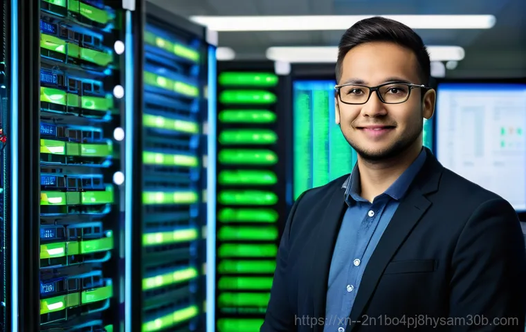 대흥동 STATUS_KERNEL_CONNECTION_TIMEOUT - A focused IT professional, male or female, in a modern data center environment, intently examining l...