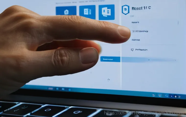 동산동 윈도우11 windows11 재설치 포맷  초기화 - **Prompt:** A young professional, appearing slightly frustrated but determined, is sitting at a mode...
