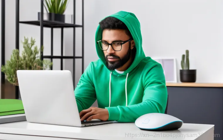 산황동 STATUS_IO_TIMEOUT - **Prompt 2: Hardware Inspection**
    A focused individual, dressed in a clean, professional-looking...
