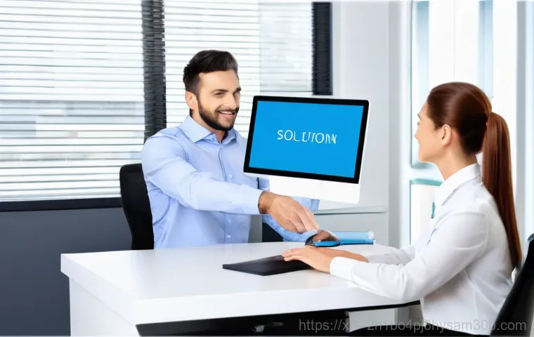 의주로 출장방문윈도우 windows 설치 - **Prompt 2: User Frustration with a Frozen or Blue-Screened Computer**
    A person in their late 20...