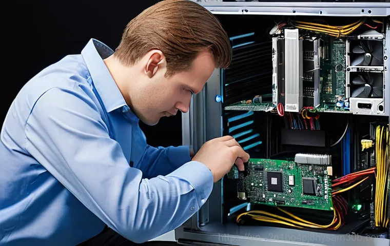 서계동 STATUS_KERNEL_POWER_FAILURE - **Prompt:** A young adult, looking intensely frustrated and stressed, sits in front of a computer mo...