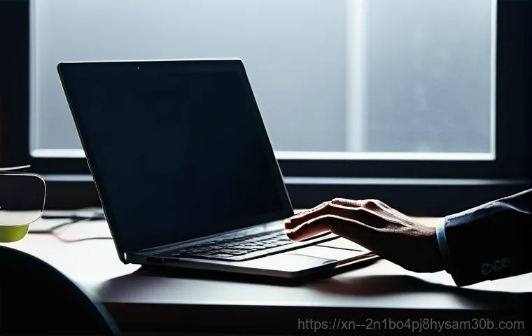 서계동 STATUS_FILE_CORRUPTION - **Prompt 1: The Invisible Digital Assault**
    "A person, appearing stressed and frustrated, sits i...