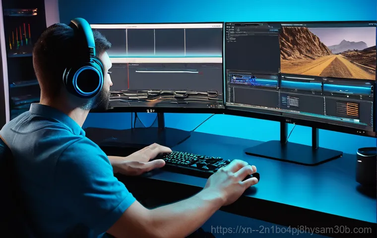 용두동 그래픽카드조립 및 교체수리 - A detailed illustration showcasing the process of selecting and installing a new graphics card. In t...