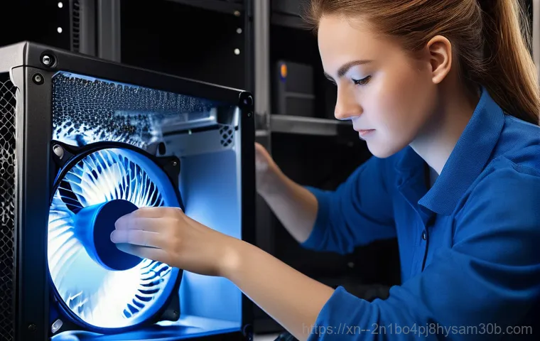 용산구 메인보드조립 및 교체수리 - **Prompt 2: Motherboard Installation - Precision Work**
    A close-up, high-angle shot focusing on ...