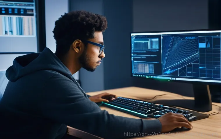 견지동 STATUS_KERNEL_INIT_FAILURE - A person in their late 20s or early 30s, dressed in comfortable casual wear, looks utterly shocked a...