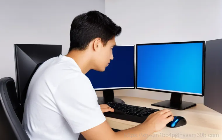 봉천동 SOFTWARE_EXCEPTION - **Prompt:** A young adult, gender-neutral, sits at a modern desk in a home office, looking thoughtfu...