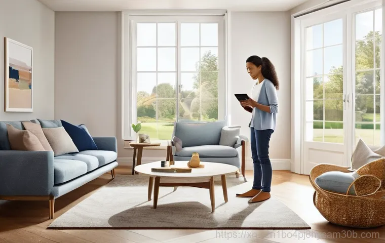 원당동 STATUS_DEVICE_OFFLINE - **Prompt:** A well-organized home office or tech corner. A person, in their late 20s to early 30s, i...