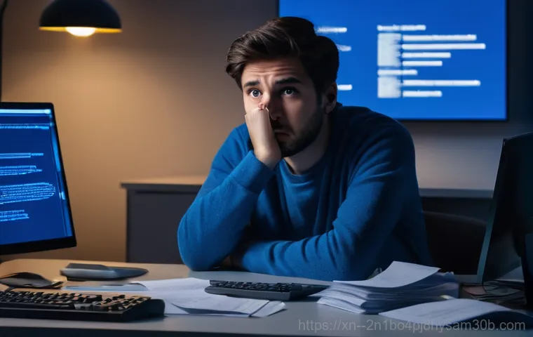 산림동 NMI_HARDWARE_FAILURE - Prompt 1: Blue Screen Frustration**