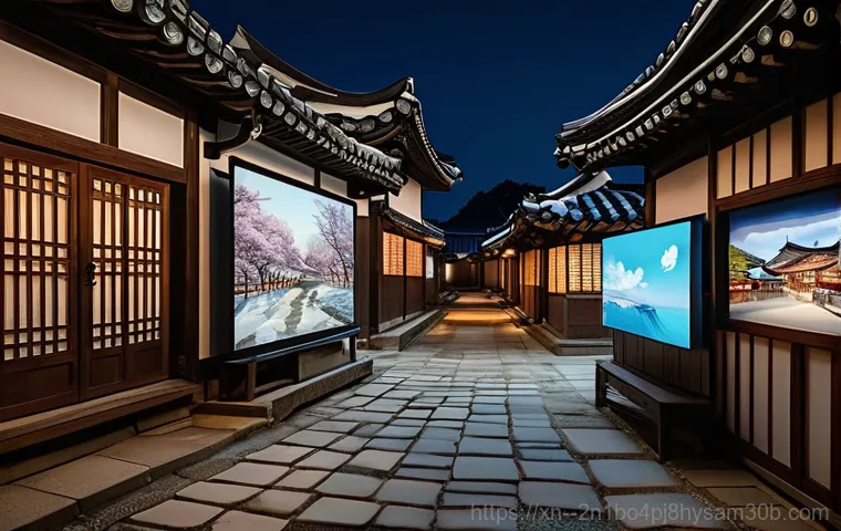 성북구 MEMORY_MANAGEMENT - **Prompt:** An inviting and well-lit exhibition hall in Seongbuk-gu showcasing the "Seongbuk Village...
