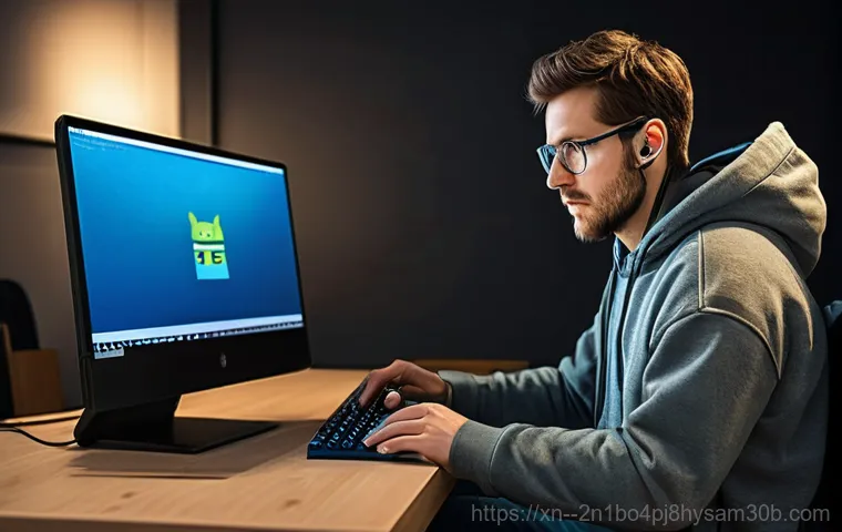 돈암동 STATUS_KERNEL_EXECUTION_ERROR - **Prompt 2: Hardware Troubleshooting - RAM/SSD**
    "A close-up, highly detailed shot of a person's...
