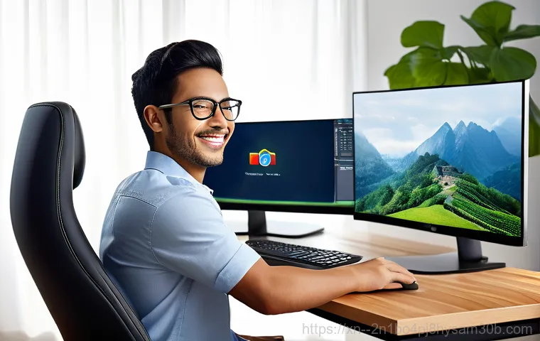 대덕동 RAM조립 및 교체수리 - A highly focused computer technician, wearing a neat uniform shirt and an anti-static wrist strap, i...