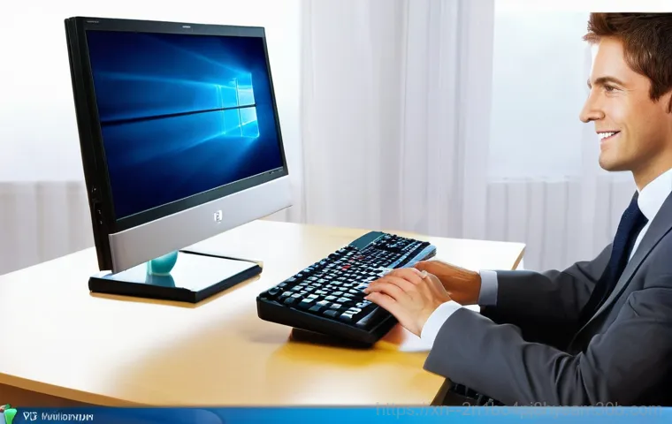 토정동 윈도우7 windows7 재설치 포맷  초기화 - **Meticulous preparation for Windows 7 reinstallation**: A close-up shot focusing on an adult's hand...