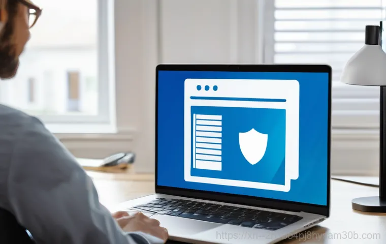 창전동 KERNEL_SECURITY_CHECK_FAILURE - A friendly and approachable computer technician, wearing a clean, professional uniform with a compan...