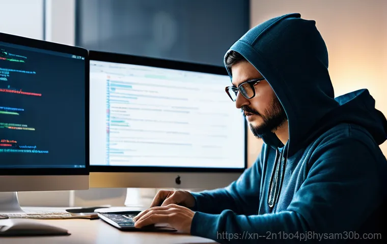 누상동 STATUS_IMAGE_ACCESS_DENIED - **Prompt 2: Database / Web Server Troubleshooting**
    A focused female software developer (wearing...
