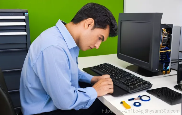 우이동 서버출장방문수리점 - **Prompt 2: Professional Server Maintenance in a Data Center**
    A skilled female IT engineer (in ...
