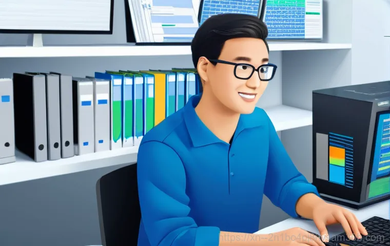 은천동 DEVICE_DRIVER_MISMATCH - **Prompt 2: Troubleshooting in Device Manager**
    "A person with a focused and determined expressi...
