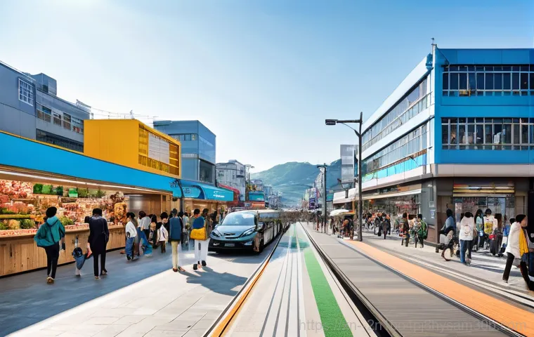 신촌동 STATUS_UNSUCCESSFUL - **Prompt 1: A nostalgic yet re-energized Sinchon street scene**, depicting young, diverse individual...