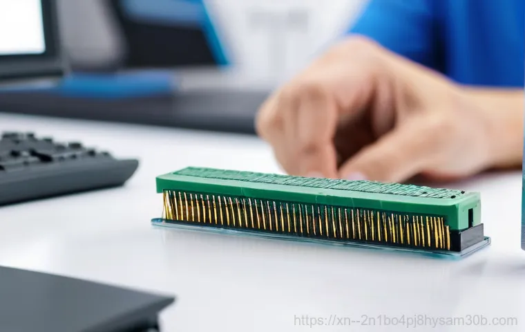 노고산동 본체 꺼졌다 켜졌다 할때 - **Image Prompt 2: Dusty Computer Interior Cleaning**
    A close-up, high-angle shot inside an opene...