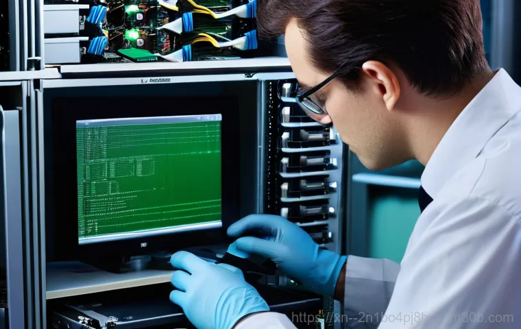 덕은동 컴퓨터 desktop 출장방문수리점 - **Prompt:** A professional and friendly female computer technician, dressed in a clean, branded work...