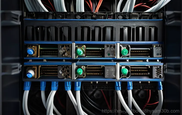 조원동 IO_DEVICE_ERROR - **Prompt:** A detailed, eye-level shot focusing on a collection of modern storage devices on a clean...