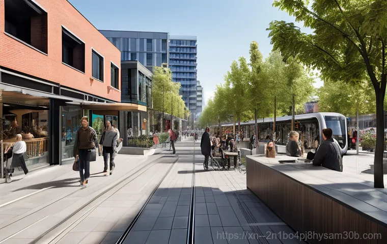 법곳동 WATCHDOG_VIOLATION - A vibrant, futuristic high-tech city scene at Ilsan Techno Valley. The image showcases sleek, modern...