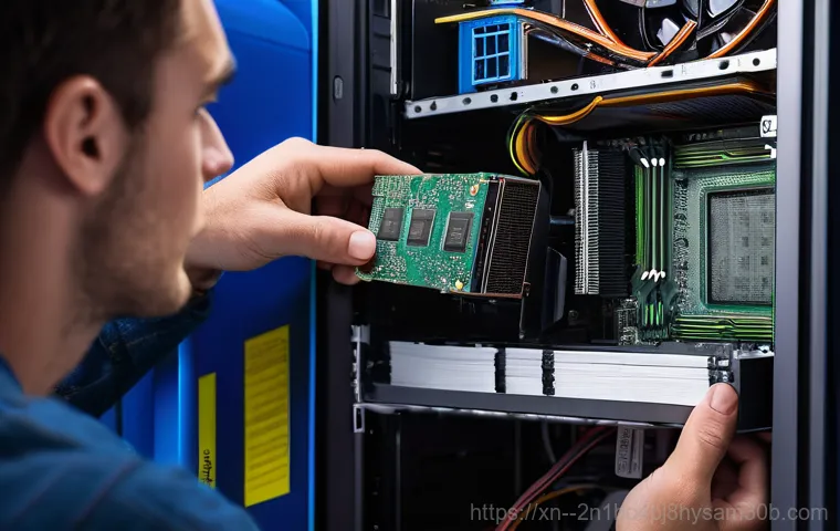 궁정동 MACHINE_CHECK_EXCEPTION - **Prompt:** A detailed, cutaway view of the inside of a computer case, highlighting key components e...