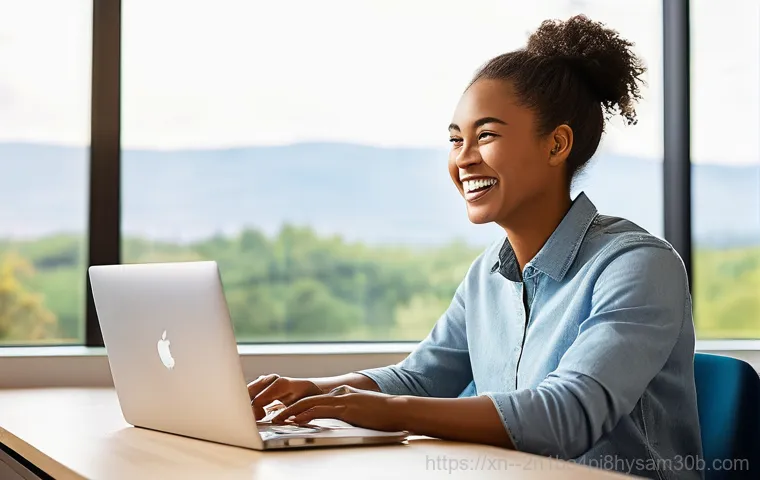 예지동 맥윈도우 부트캠프_bootcamp 재설치 포맷  초기화 - **Prompt:** A diligent young adult, gender-neutral, is focused on their MacBook at a well-organized ...